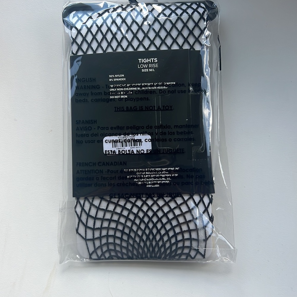 Hot Topic Tights Low Rise - Picture 2 of 2